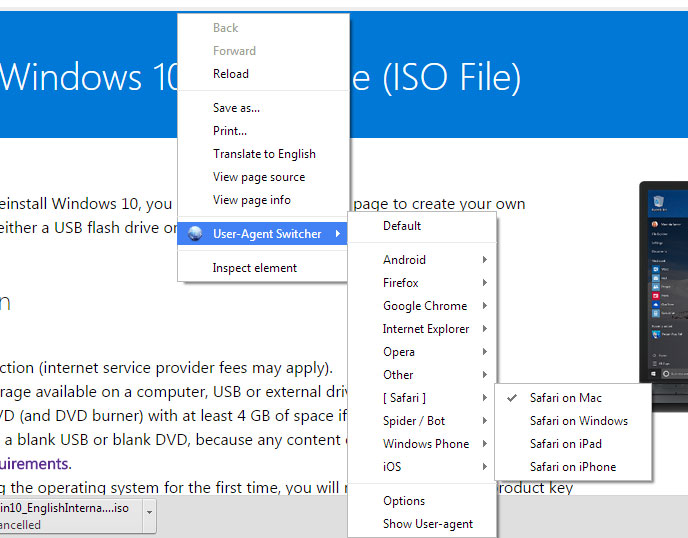 microsoft com en us software download windows10iso