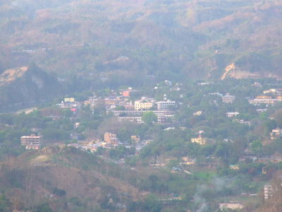 View of Bandarban City from Tiger Hill