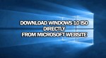 Download Windows 10 iso directly – Install / upgrade offline