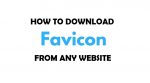 Download the favicon icon from any website